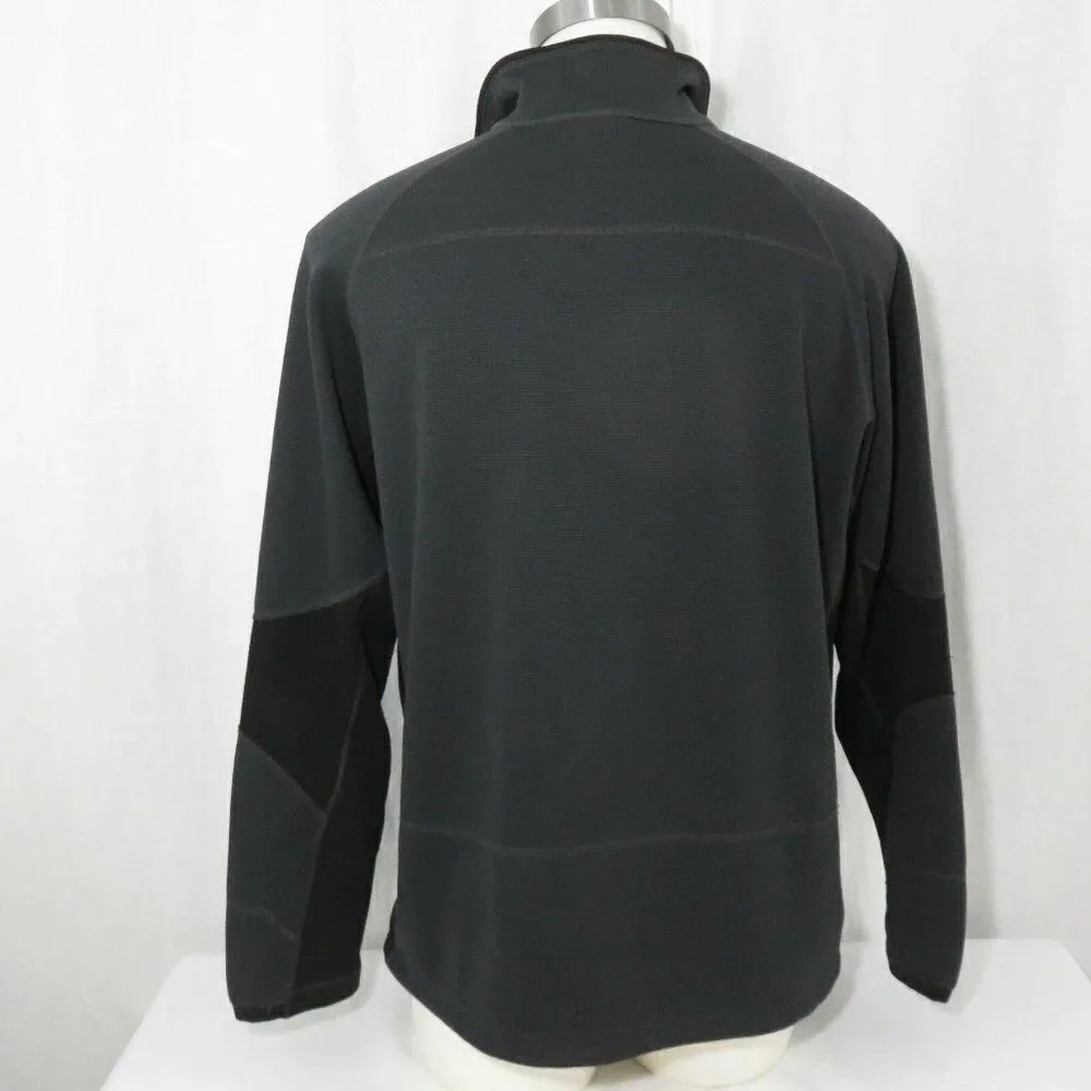 The North Face Stealth Byron Full Zip Fleece Jacket Black Mens XL